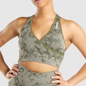 Gymshark Adapt Camo Seamless Sports Bar